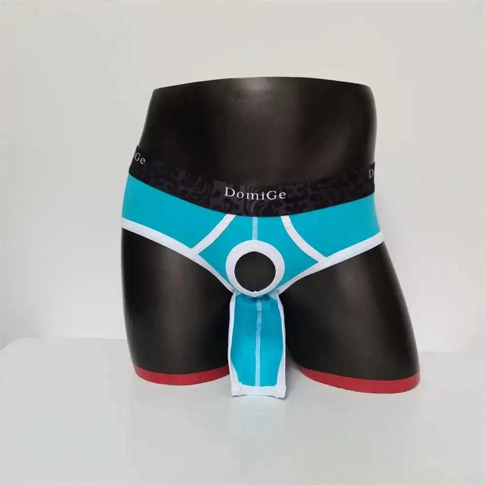 DomiGe Men's Cotton Stretch Briefs with Dual Pouch Underwear