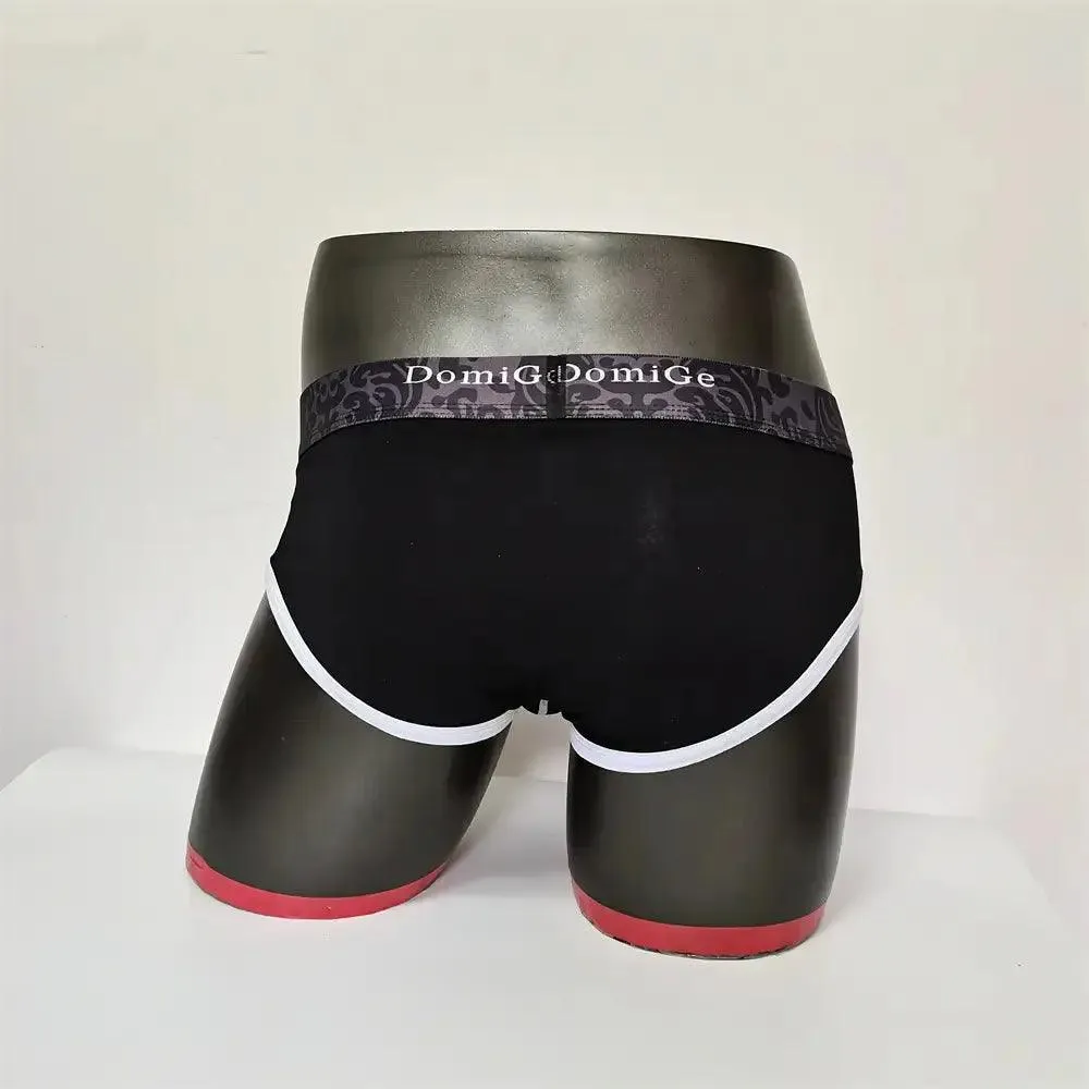 DomiGe Men's Cotton Stretch Briefs with Dual Pouch Underwear