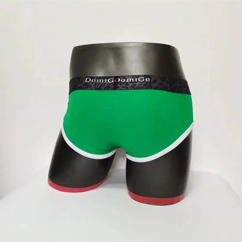 DomiGe Men's Cotton Stretch Briefs with Dual Pouch Underwear