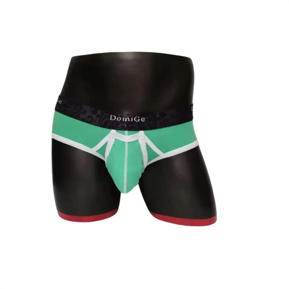 DomiGe Men's Cotton Stretch Briefs with Dual Pouch Underwear