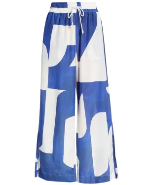 Drawstring Lounge Pant in Ultramarine