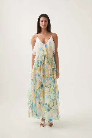 Dreamscape Frill Maxi Dress