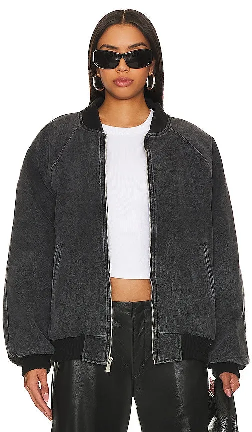 EB Denim Lombardi Zip Jacket in Black