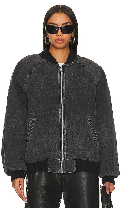 EB Denim Lombardi Zip Jacket in Black