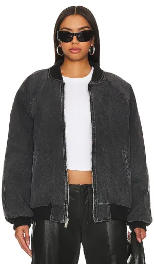 EB Denim Lombardi Zip Jacket in Black