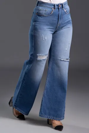 Eden Ripped Mom Jeans