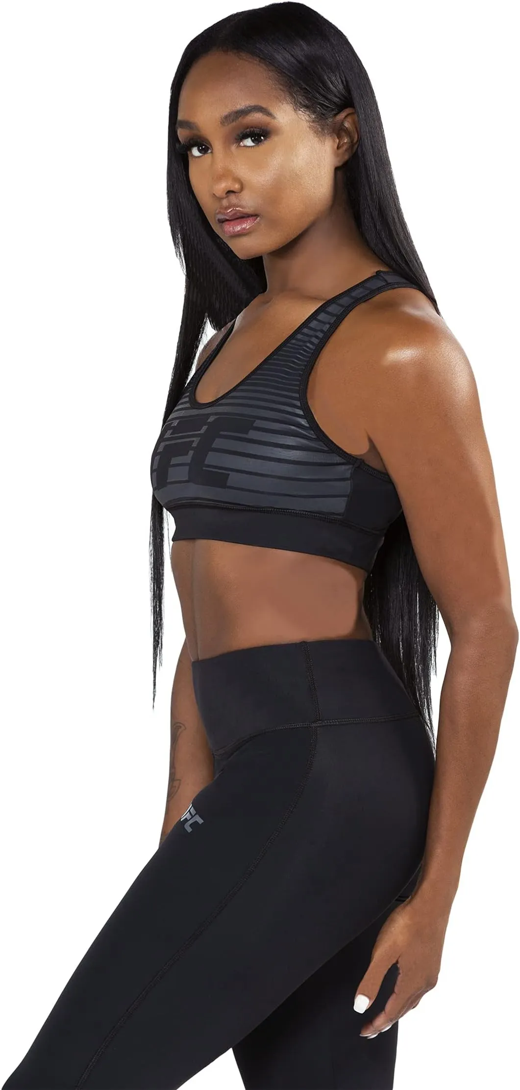 Essential UFC Sports Bra, Black
