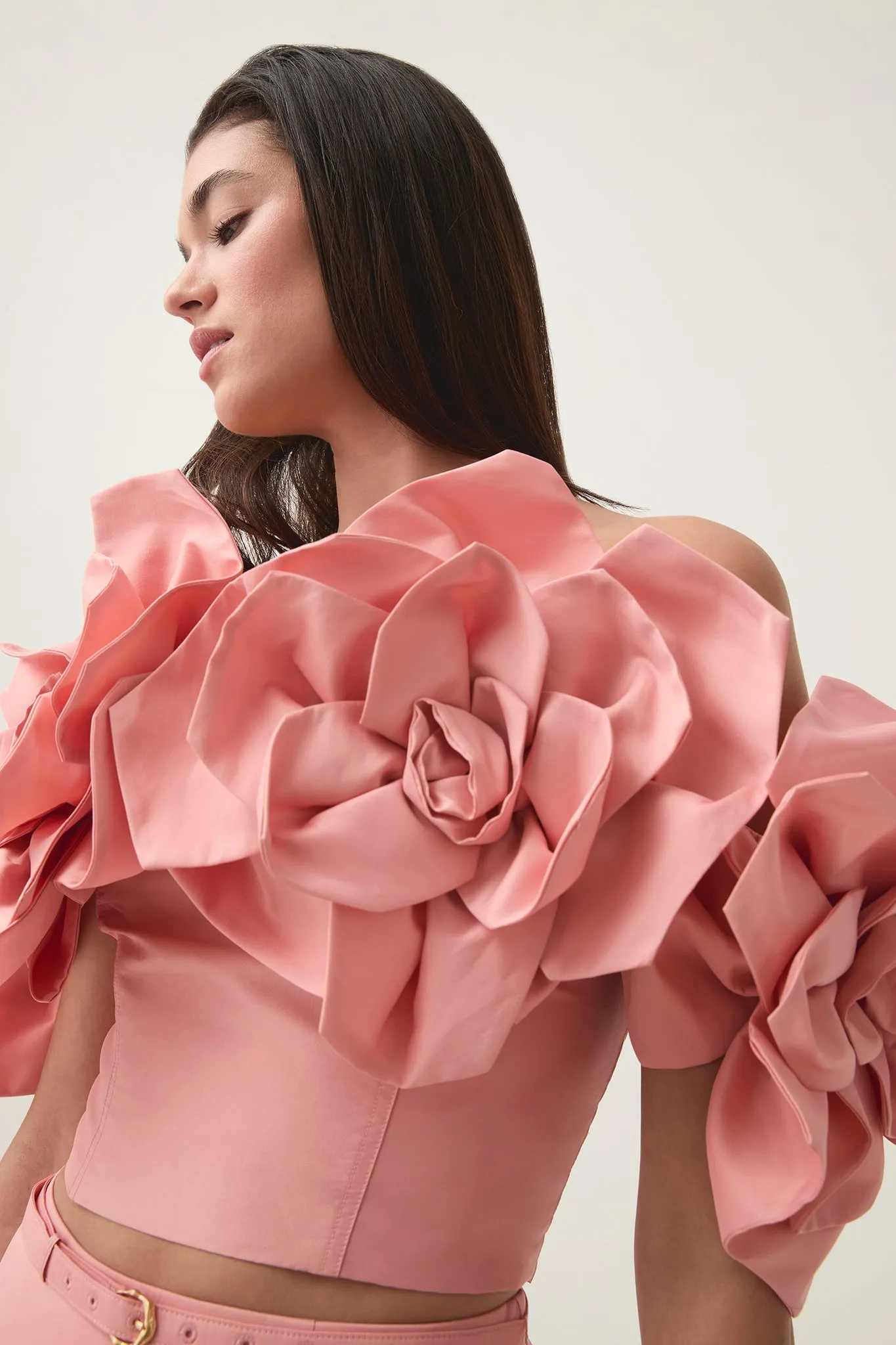 Etta Taffeta Top