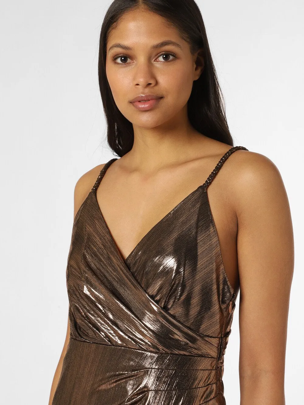 Evening dress Marie Lund, brown