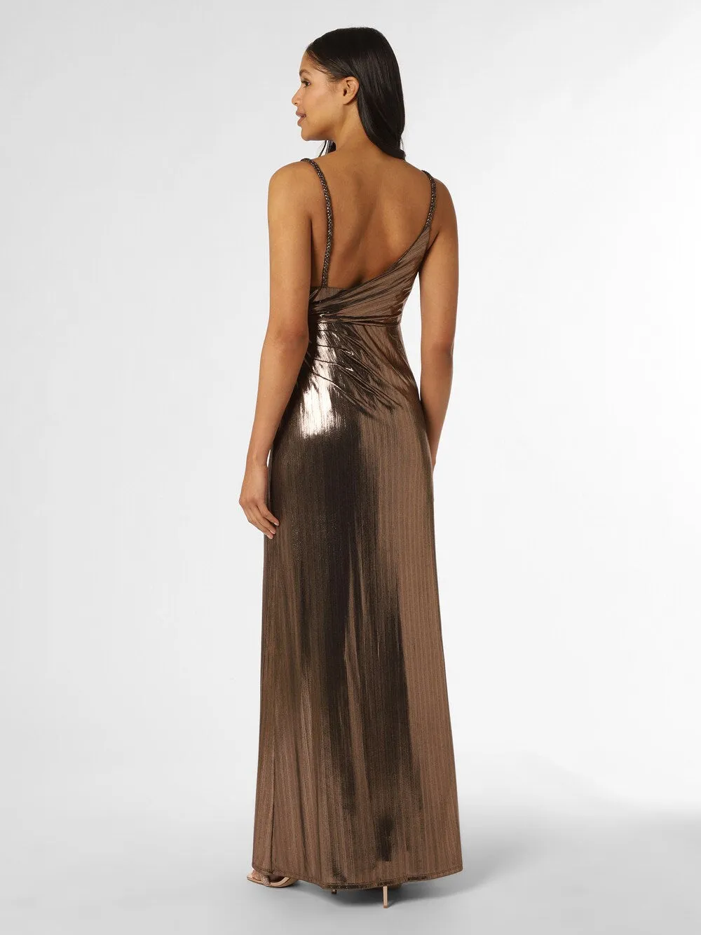 Evening dress Marie Lund, brown