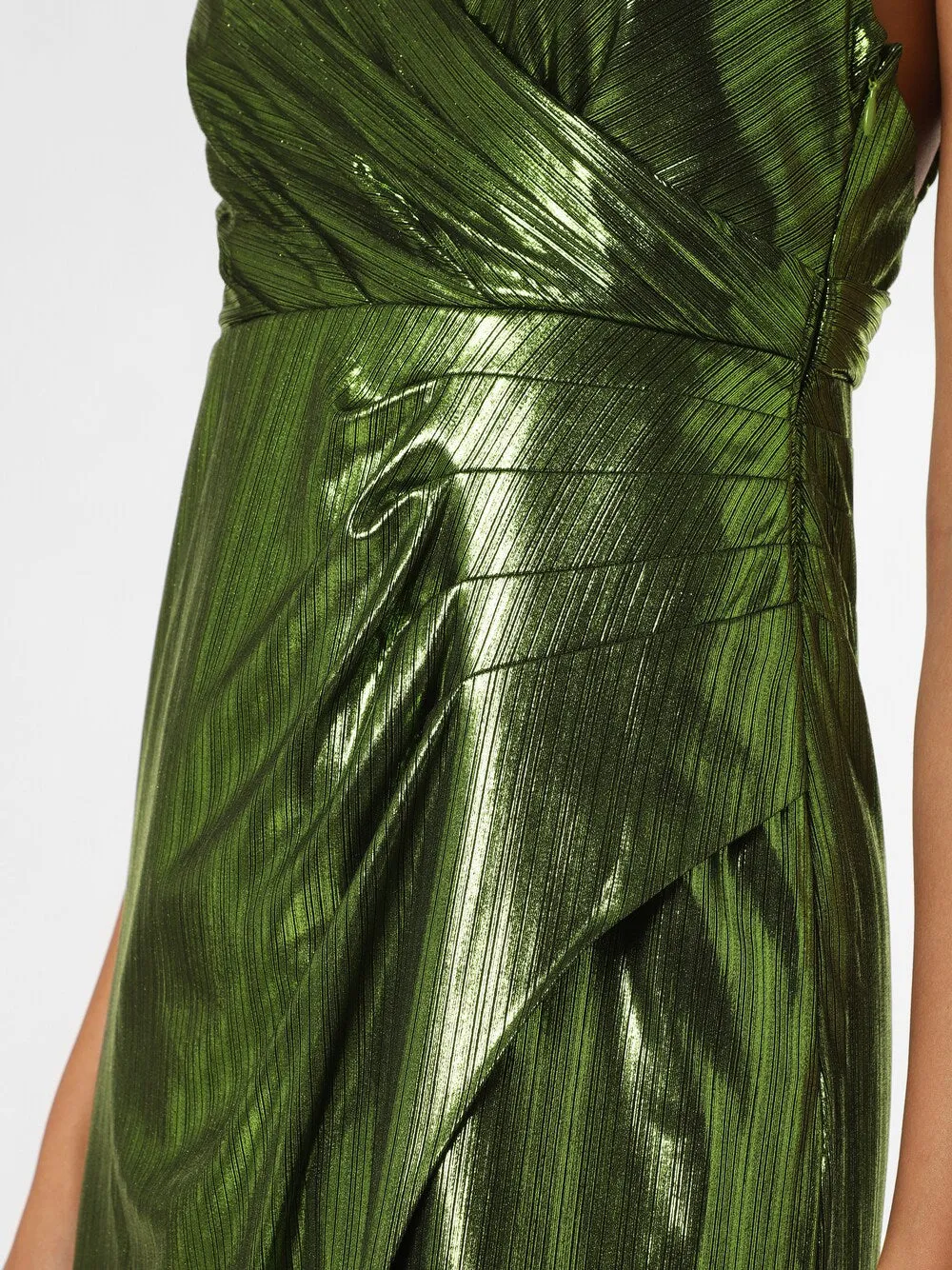 Evening dress Marie Lund, grass green