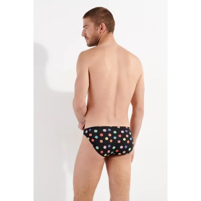 Fabian Parasols Print Micro Brief, Black/multi