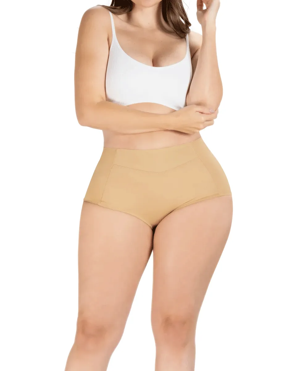 Fajas Sonryse 2-Pack Tummy Control High Waist Seamless Shapewear Panties