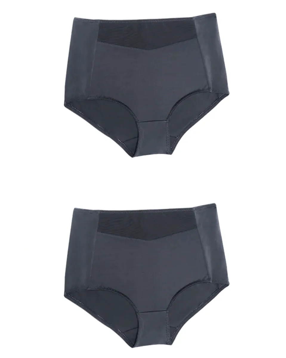 Fajas Sonryse 2-Pack Tummy Control High Waist Seamless Shapewear Panties