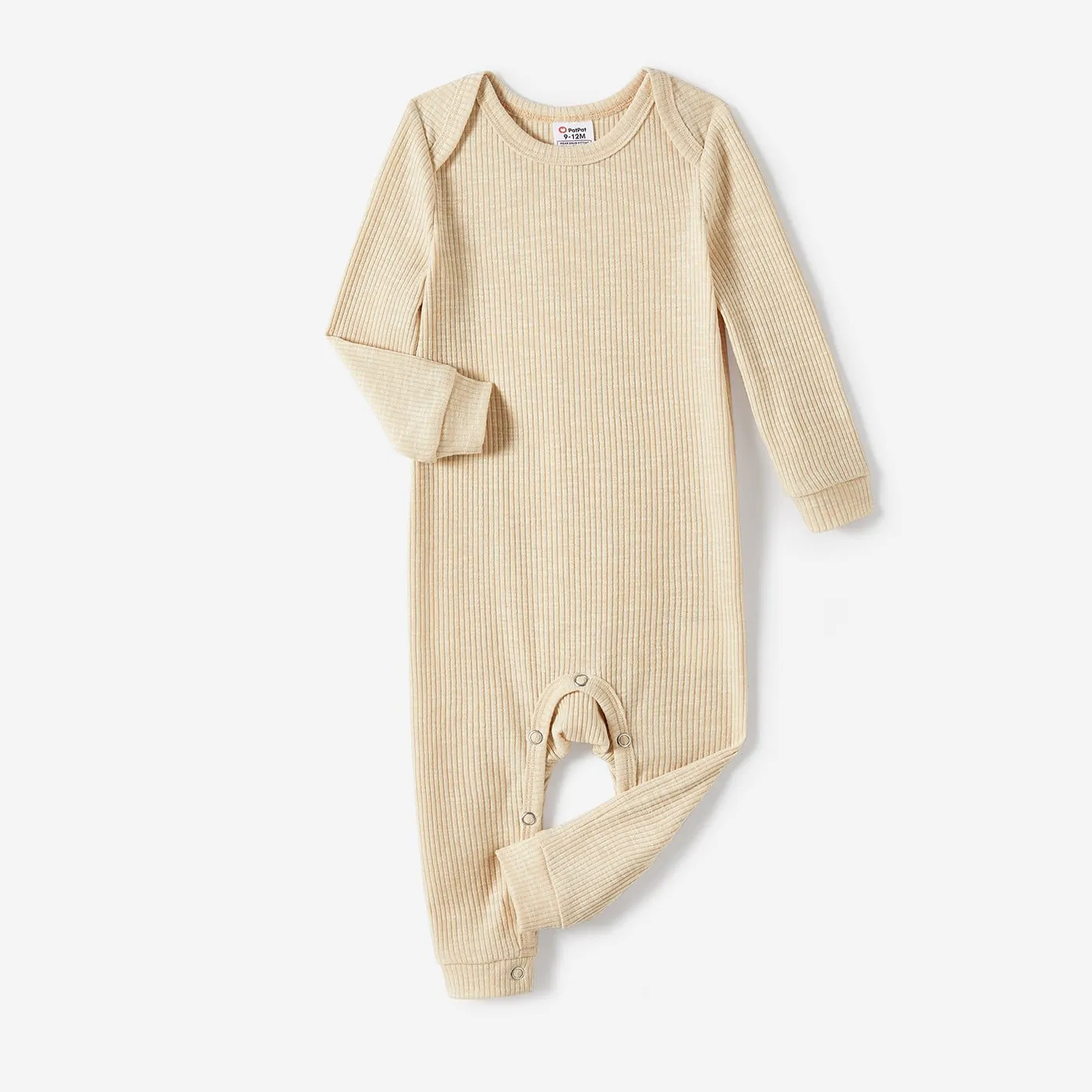 Family Matching Solid Color Flame Resistant Long Sleeve Pajamas