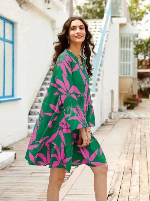 Floral Loose Babydoll Dress