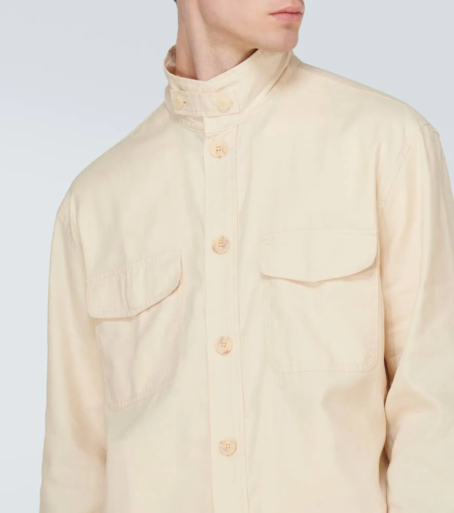 Frescobol Carioca Nuno linen and cotton jacket