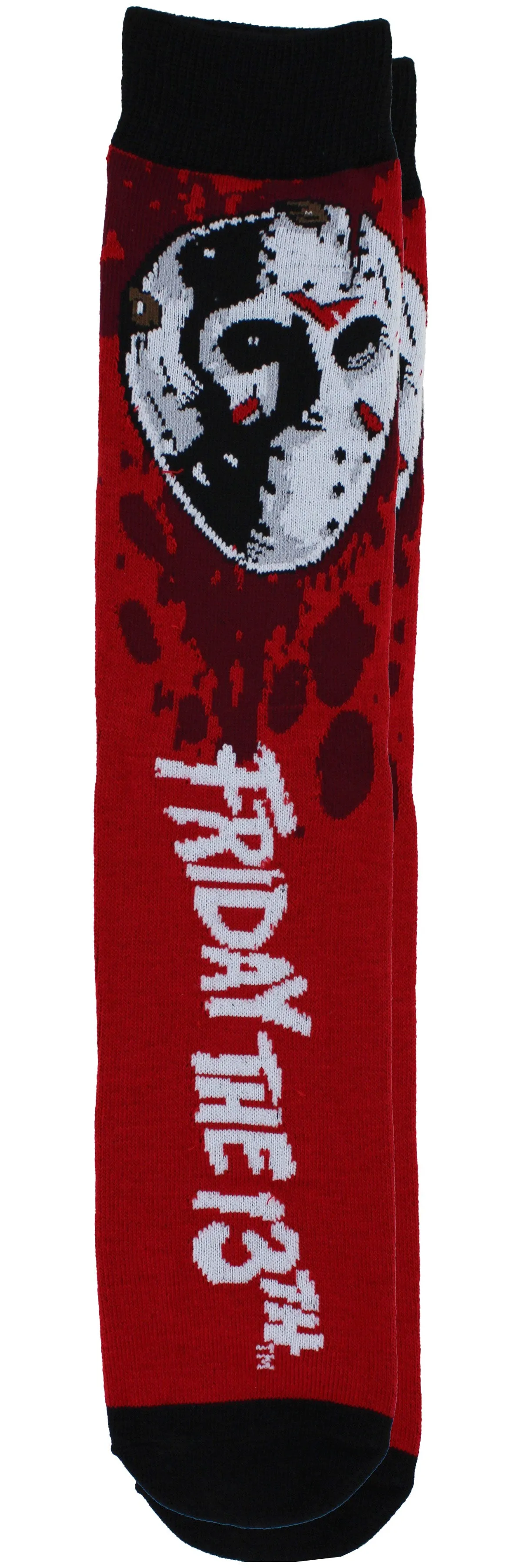 Friday the 13th Jason Voorhees Men's Casual Crew Socks, 6-Pack, Size 8-12
