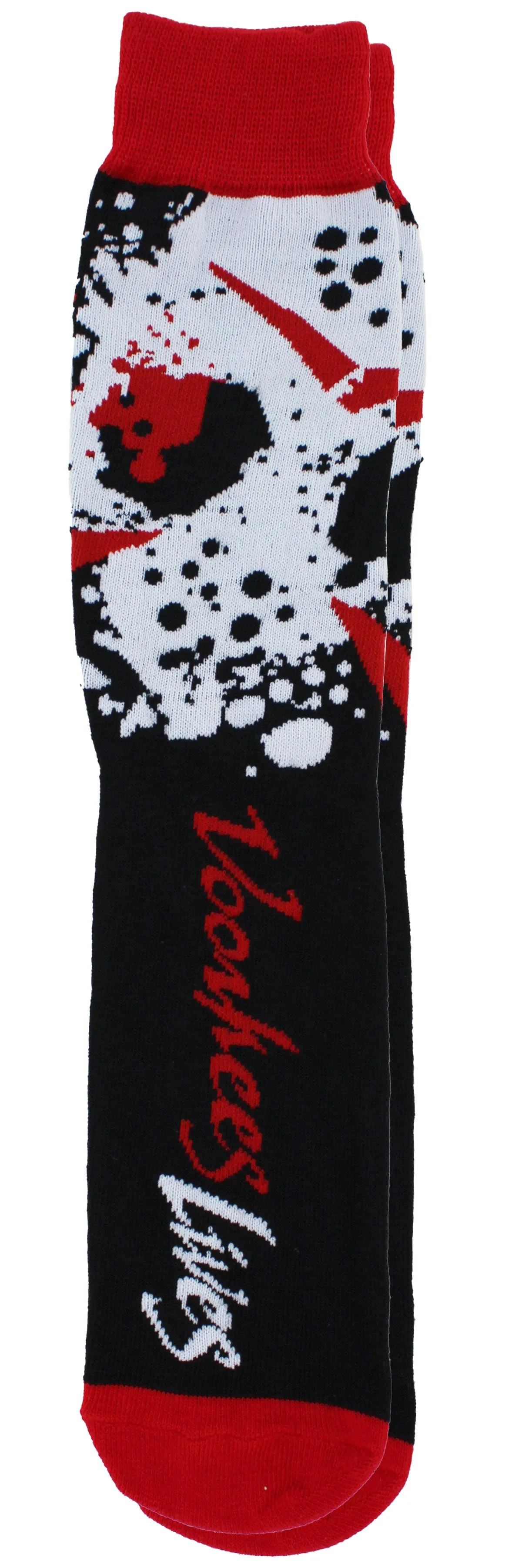Friday the 13th Jason Voorhees Men's Casual Crew Socks, 6-Pack, Size 8-12