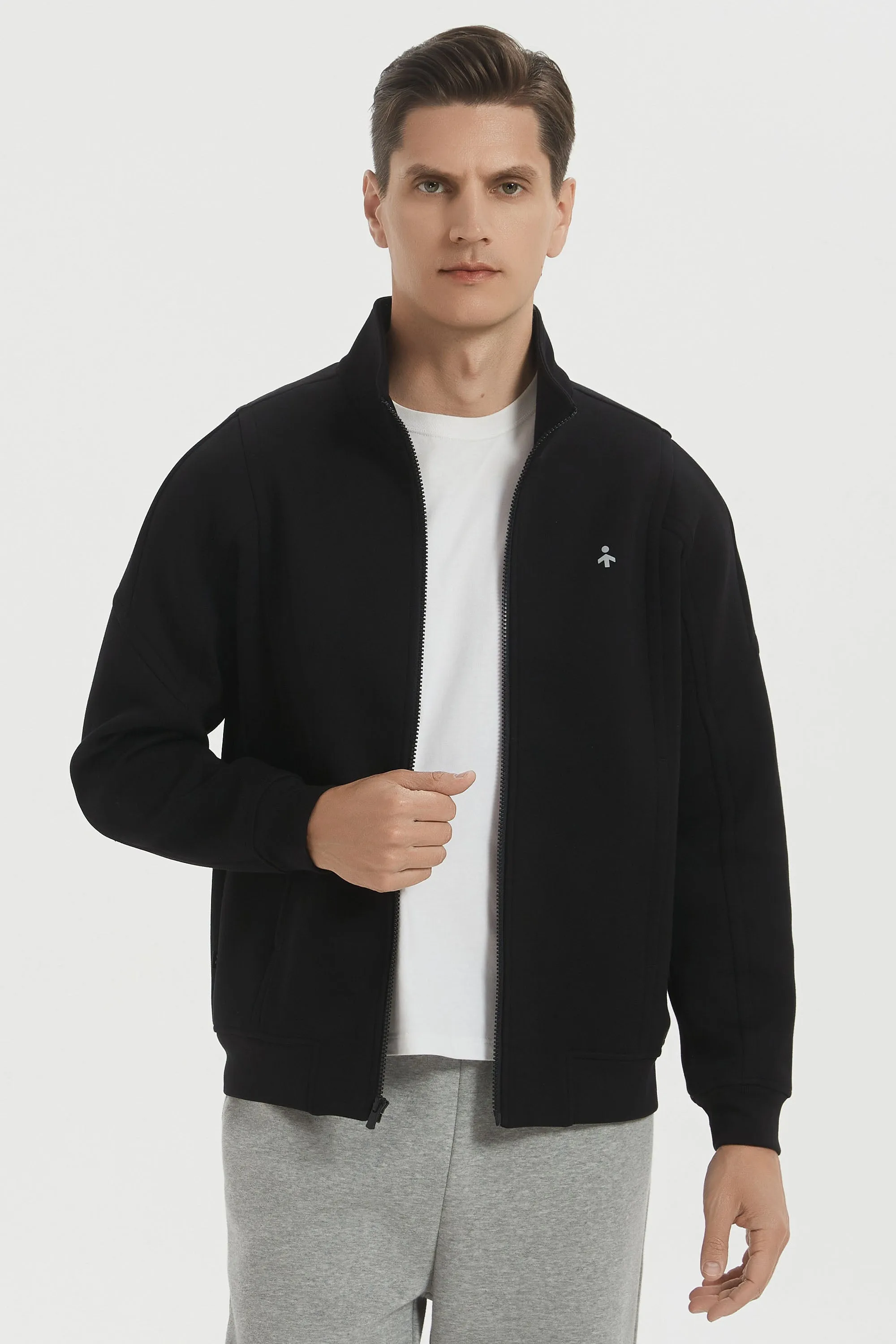 Full Zip Up Sweatshirt Long Sleeve Casual Jacket