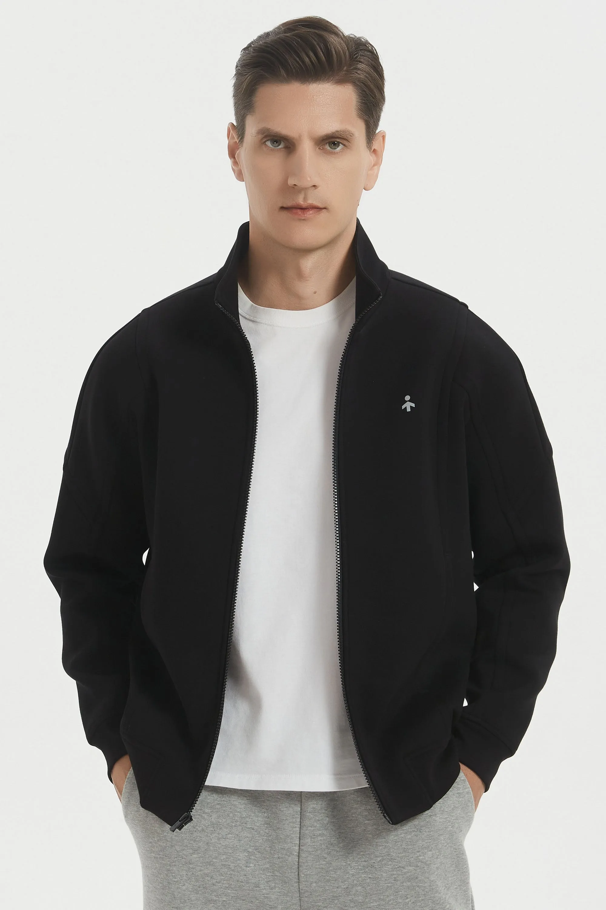 Full Zip Up Sweatshirt Long Sleeve Casual Jacket