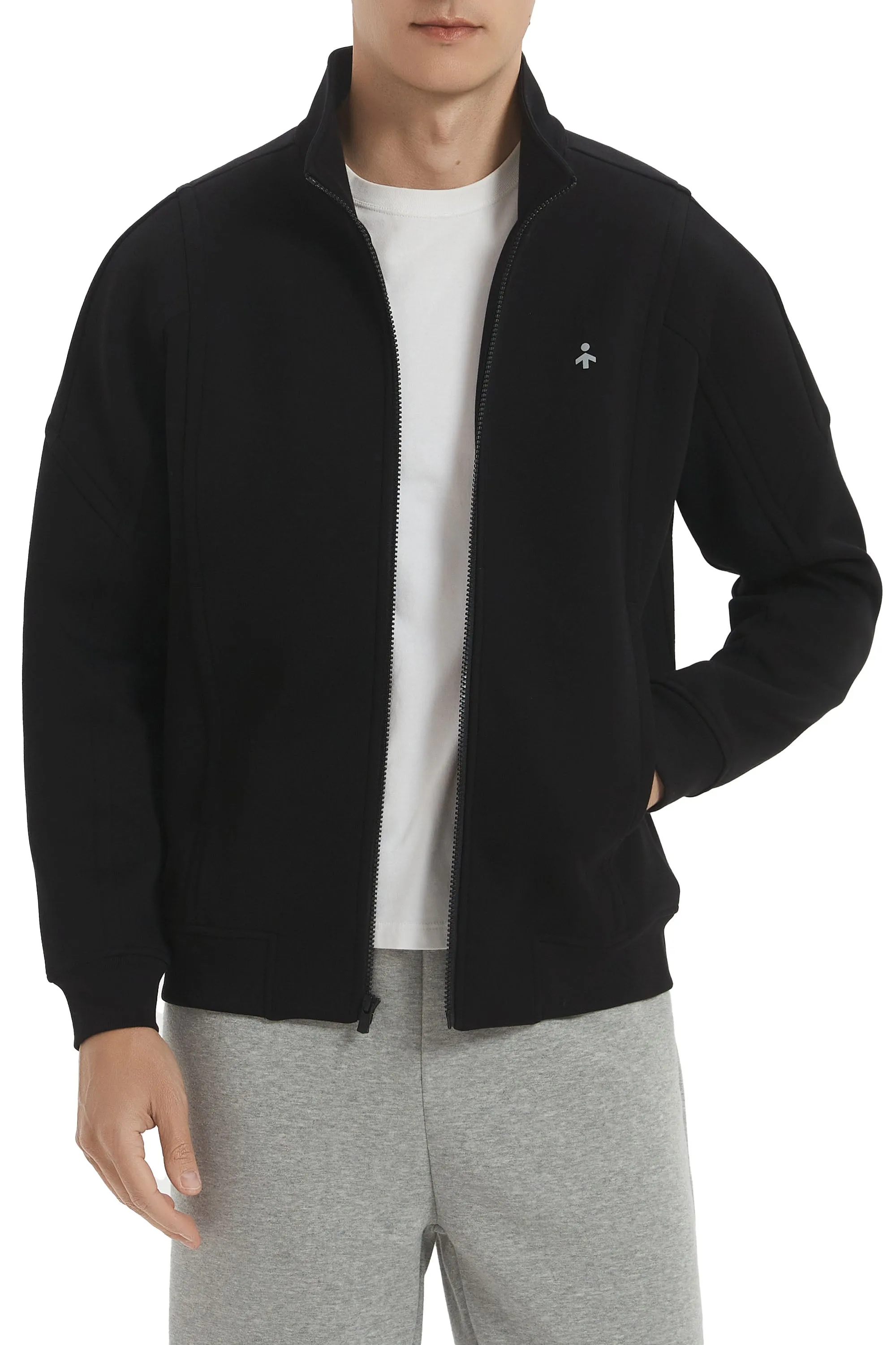 Full Zip Up Sweatshirt Long Sleeve Casual Jacket