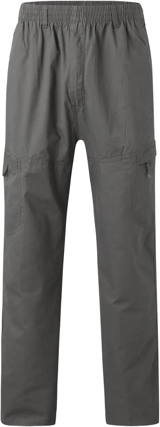 GIERIDUC Men Outdoor Cargo Pant Best Travel Pants for Long Flights Men's Mens Long Underwear Pants Mens Khaki Pants Outdoor