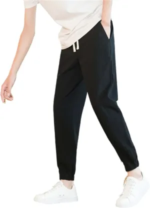 GIERIDUC Mens Joggers Pants Sweatpants Men Joggers with Zipper Pockets Men's Stretch Corduroy Pants Skinny Khaki Pants Mens