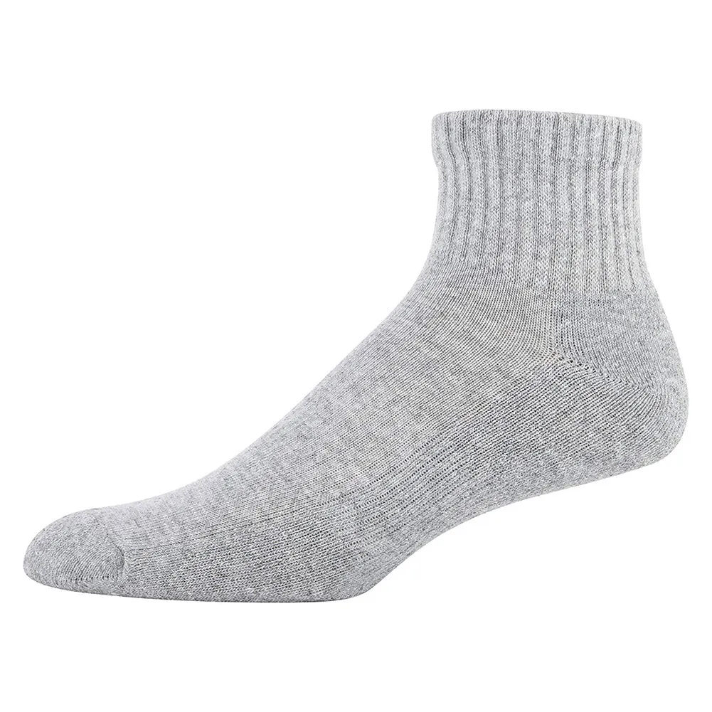Gildan Adult Platinum Men's 6 Pack Moisture Wicking Sports Ankle Socks