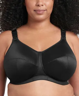 Goddess Celeste Plus Size Soft Cup Bra, Black
