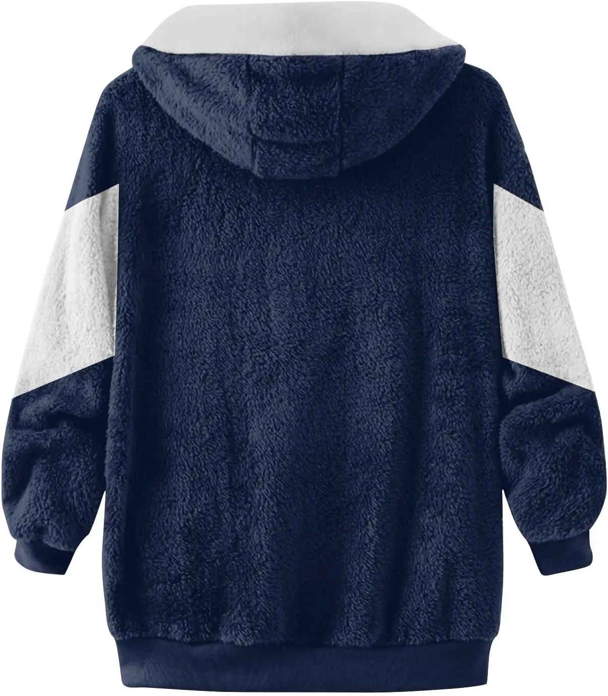 GOKKILRW Winter Warm Coat for Women Fleece Hoodie Jacket Casual Lightweight Full Zip Sherpa Sweatshirt Oversized Fluffy Coat