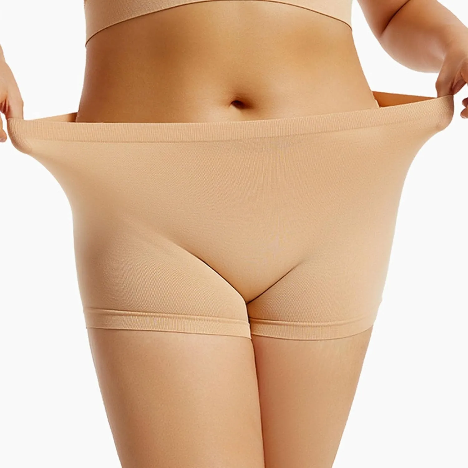 GOKKILRW Womens Boyshort Underwear Full Coverage Seamless Cotton Boy Short Panties Soft Stretch Boxer Briefs Sleep Shorts
