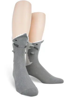 Great White Shark Bite Men's Crew Socks