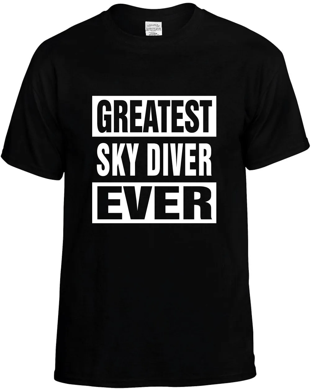Greatest Sky Diver Ever Unisex T-Shirt Novelty Graphic Tee Shirt