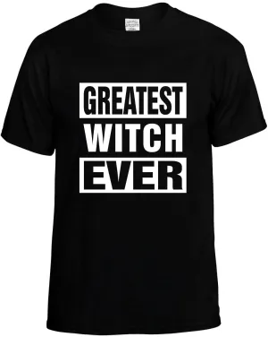 Greatest Witch Ever Unisex T-Shirt Novelty Graphic Tee Shirt