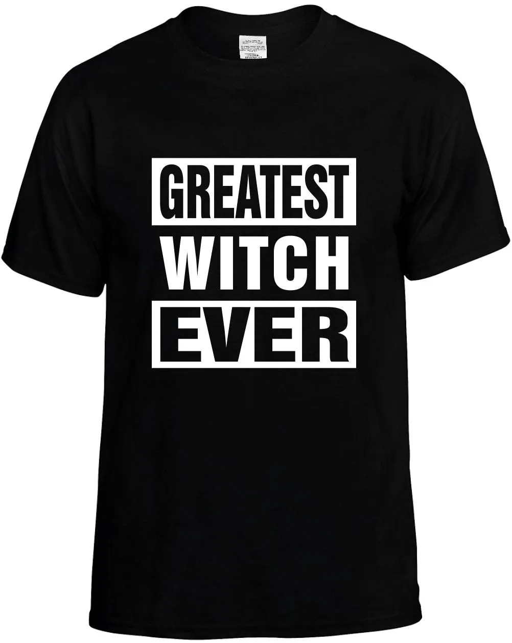 Greatest Witch Ever Unisex T-Shirt Novelty Graphic Tee Shirt
