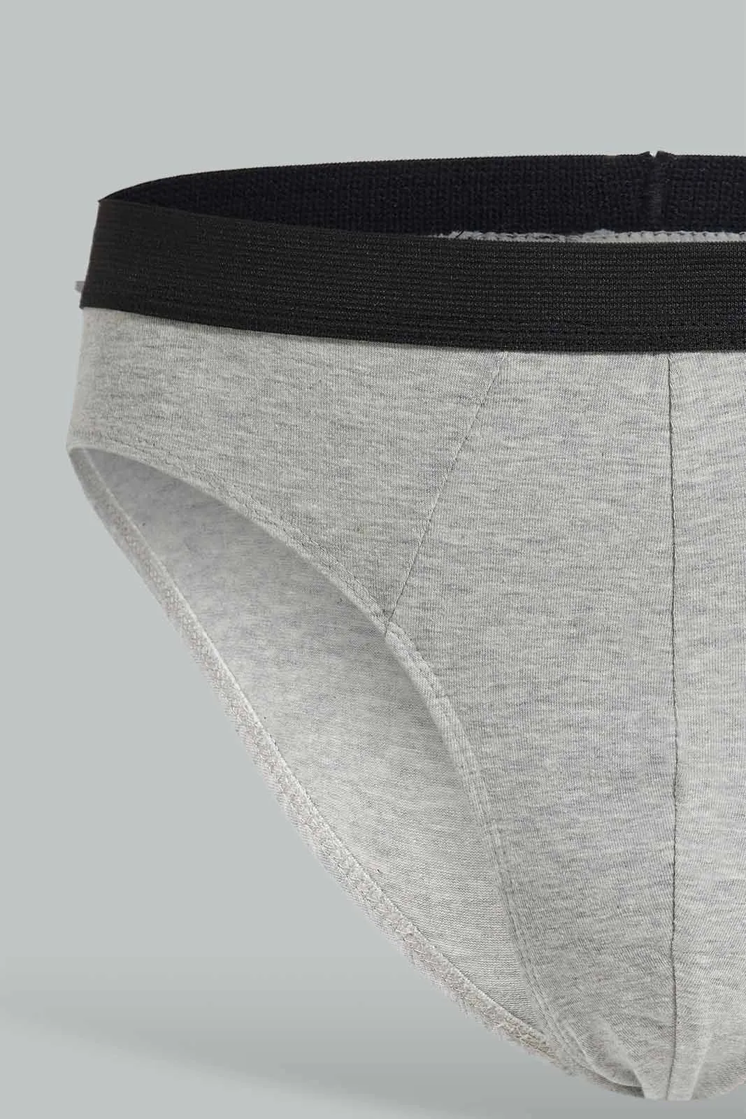 Grey Brief For Men (Pack of 2)