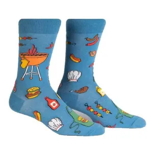Grillin It Men's Crew Sock