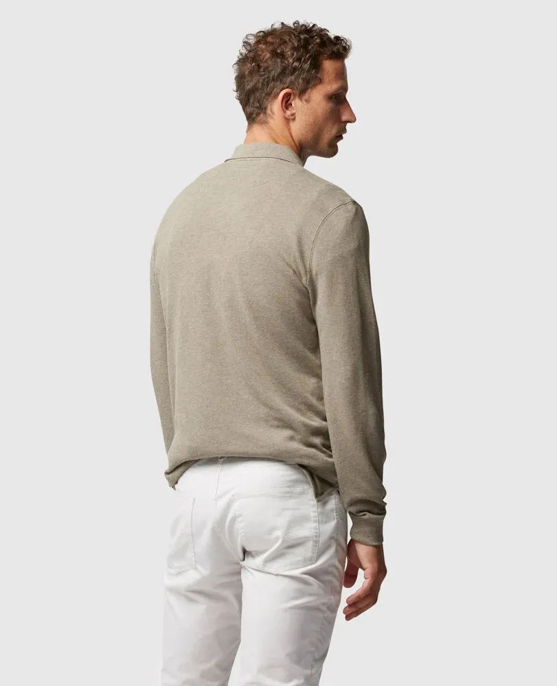Gunn L/S Polo - Latte