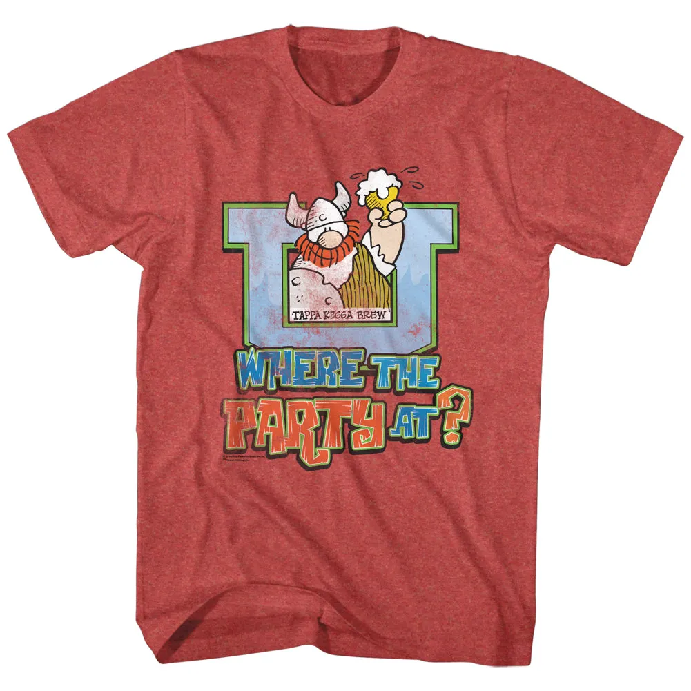 Hagar The Horrible Where The Party At Men's T-Shirt