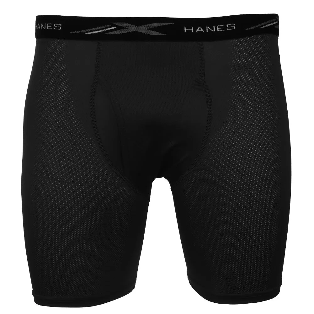 Hanes Men's 4 Pack Tagless Comfortsoft Flex Waistband Boxer Briefs