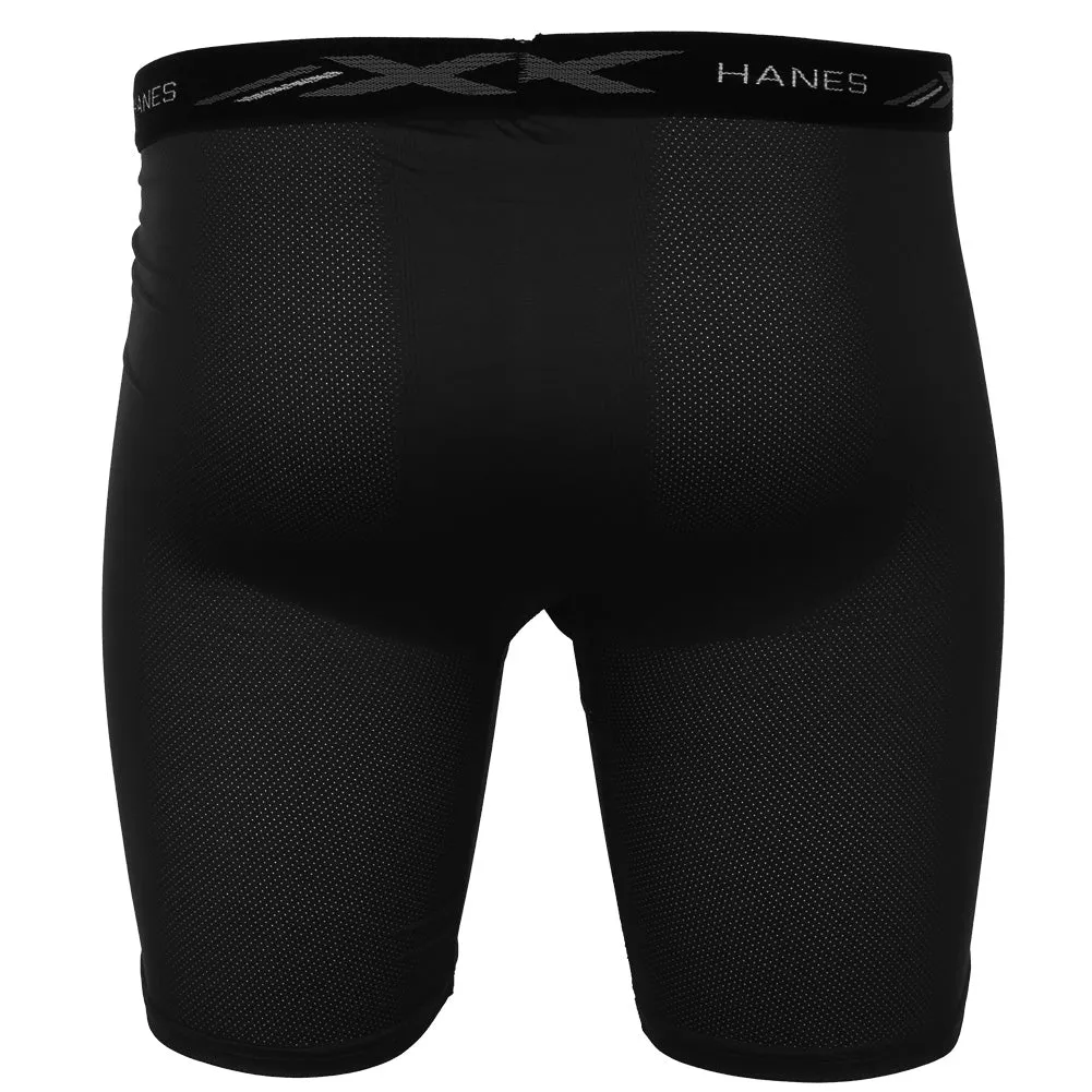 Hanes Men's 4 Pack Tagless Comfortsoft Flex Waistband Boxer Briefs