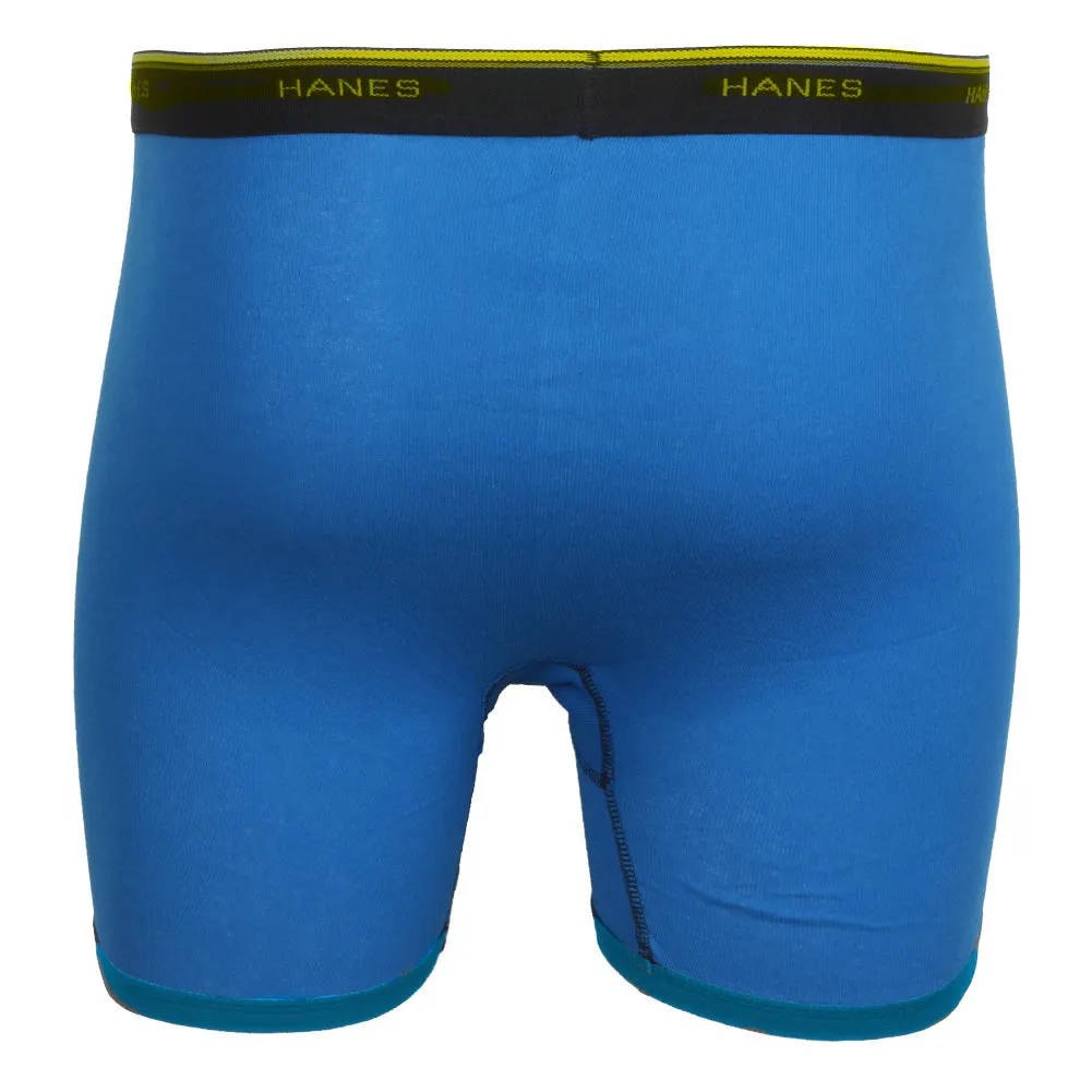 Hanes Men's 5 Pack Tagless Comfortsoft Flex Waistband Boxer Briefs
