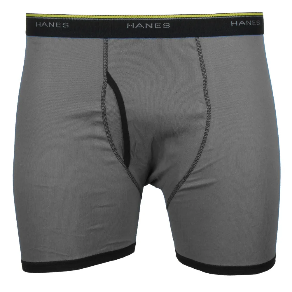 Hanes Men's 5 Pack Tagless Comfortsoft Flex Waistband Boxer Briefs
