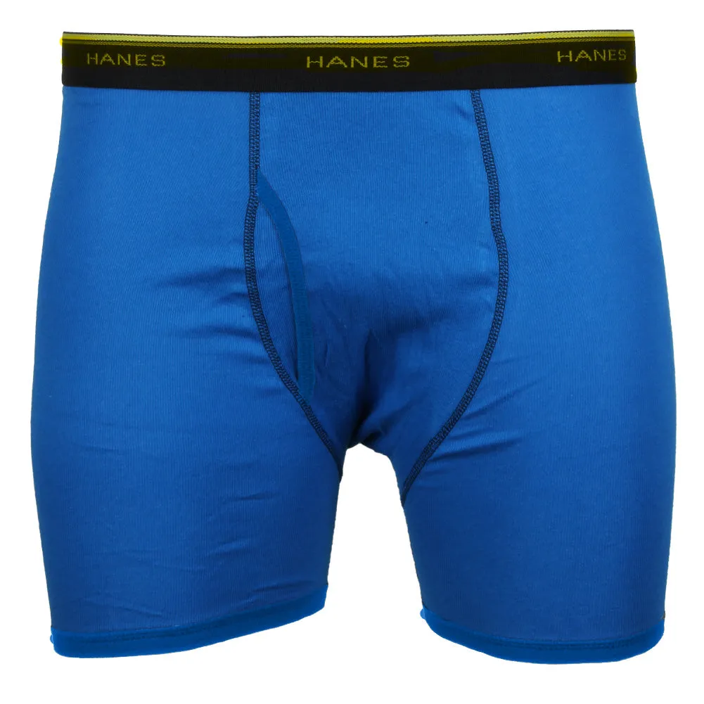 Hanes Men's 5 Pack Tagless Comfortsoft Flex Waistband Boxer Briefs