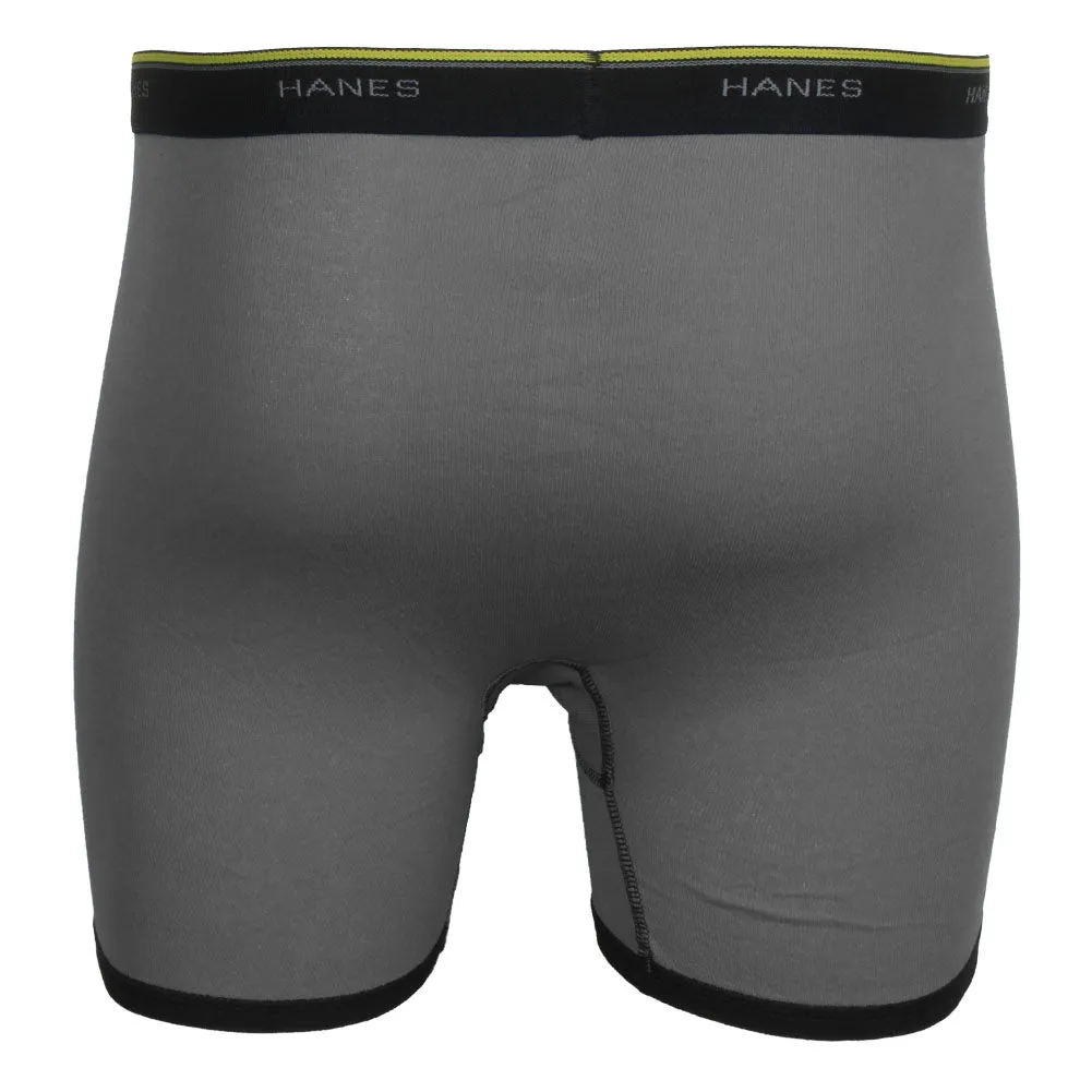Hanes Men's 5 Pack Tagless Comfortsoft Flex Waistband Boxer Briefs