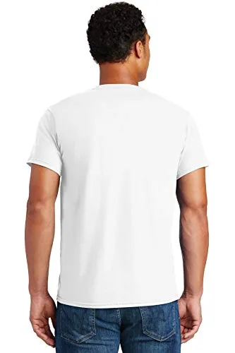 Hanes Men's Nano Premium Cotton T-Shirt (Pack of 2), White, Medium