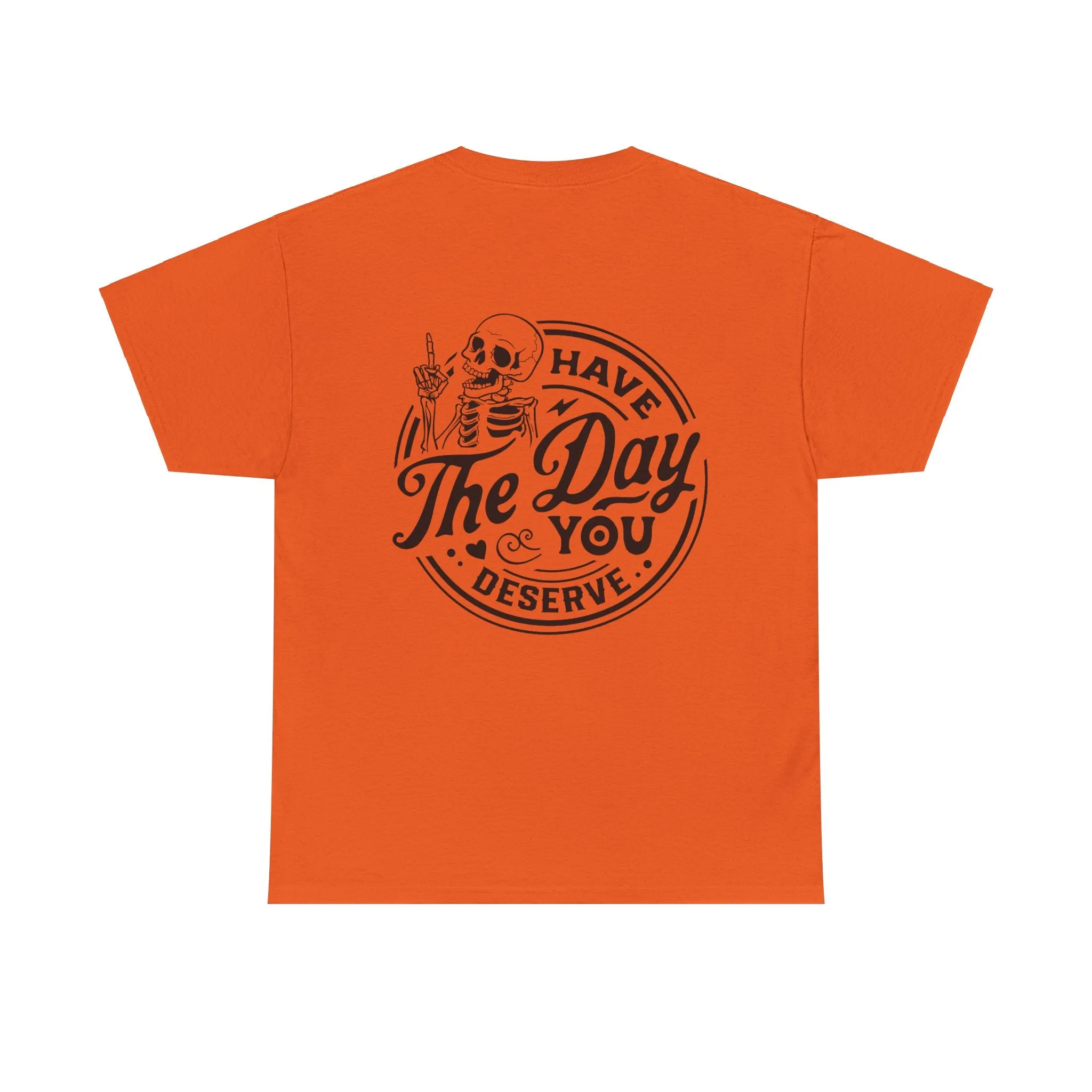 Have the Day you Deserve Tshirt - Peace Sign Skeleton Graphic Tee, Vintage Inspired Graphic Tee - Peace Sign Skeleton
