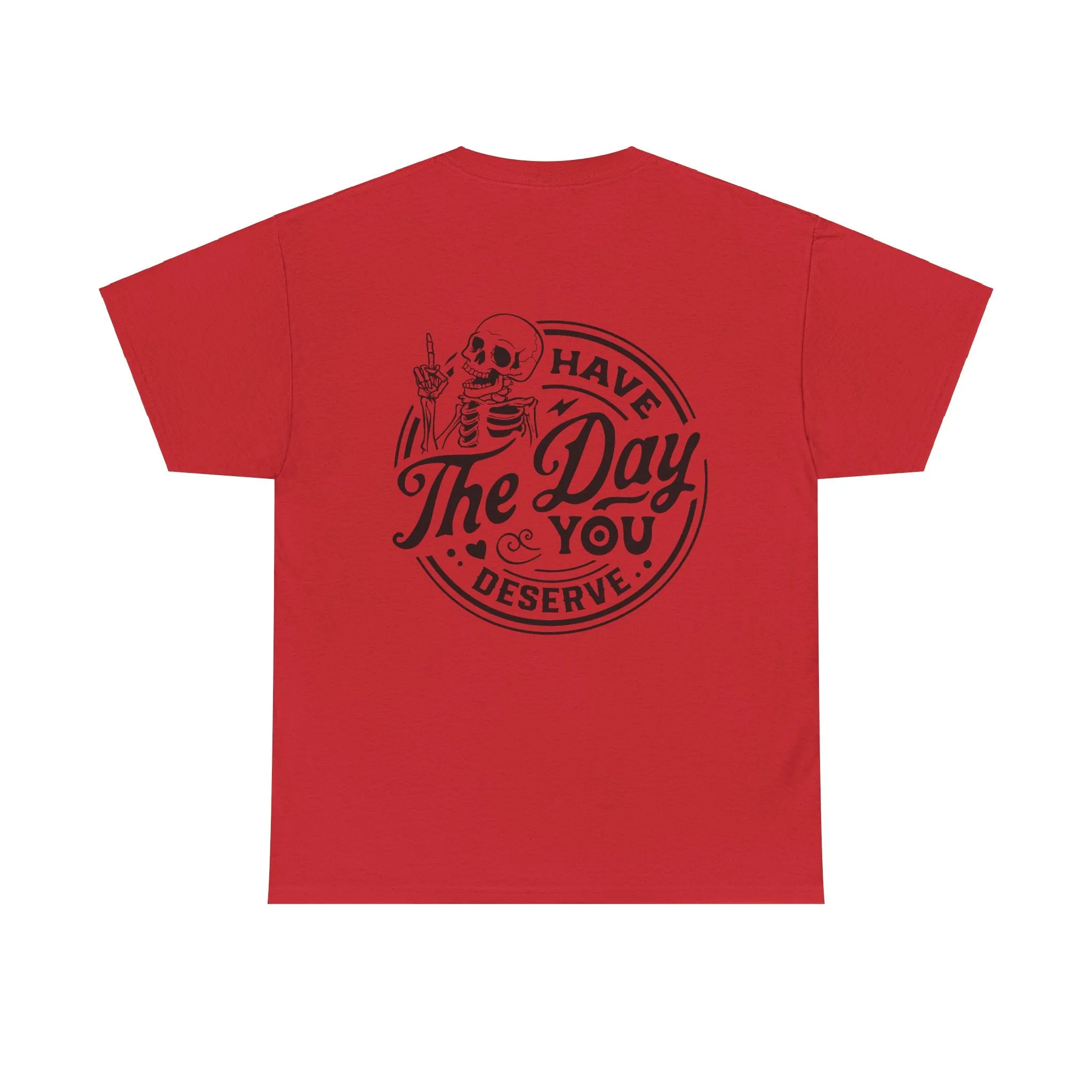 Have the Day you Deserve Tshirt - Peace Sign Skeleton Graphic Tee, Vintage Inspired Graphic Tee - Peace Sign Skeleton