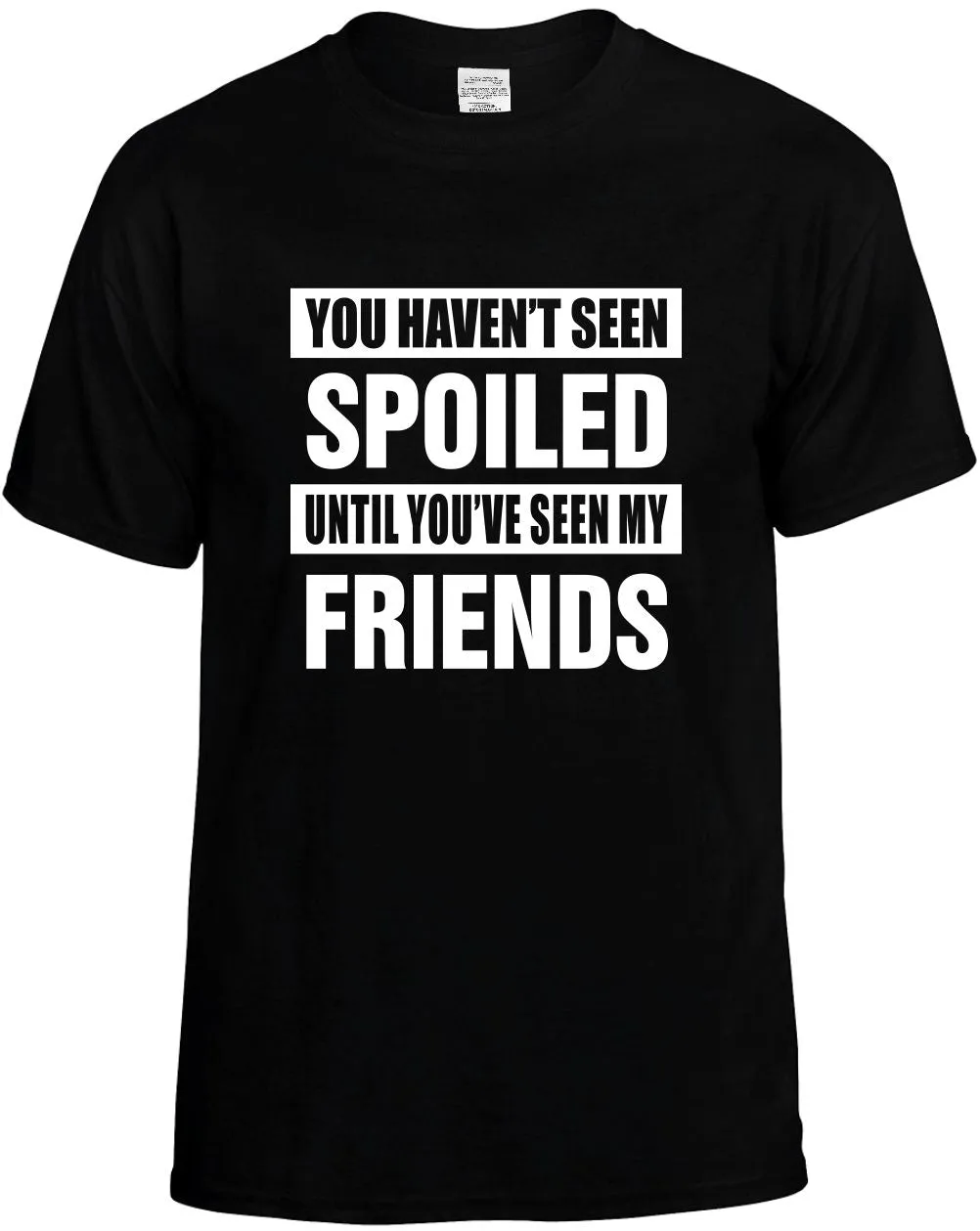 Havent seen Spoiled / my Friends Unisex T-Shirt Novelty Graphic Tee Shirt